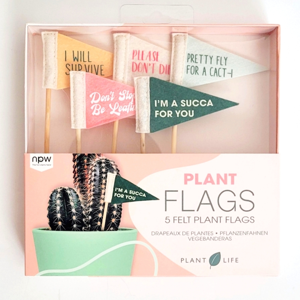 NIB Felt🌿Plant Flags